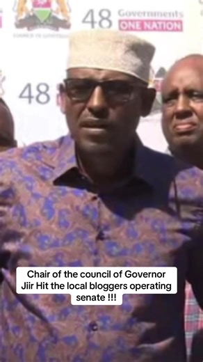 Jiir Hits Local Bloggers in Wajir Politics