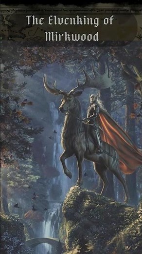Who Is Thranduil? The Elvenking of Mirkwood 👑🧝#LOTR #Middleearth #Tolkien #History #Shorts
