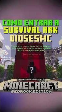 como entrar a survival ark el el nuevo modo de juego de diosesMC 🗿
