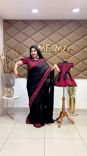 Christmas mom kid twinning outfits