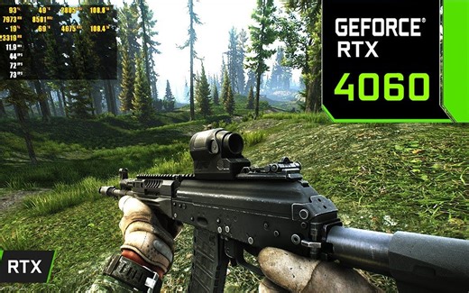 【RTX4060】逃离塔克夫 Escape From Tarkov ： RTX 4060 8GB (1080P画质 DLSS OFF )