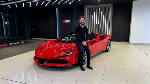 £512,297 WHEN NEW, 99 DELIVERY MILES, FULL FERRARI SERVICE HISTORY, ROSSO CORSA, TWO TONE BODY, EXTENDED FIORANO PERFORMANCE PACK, XL CARBON SEATS PLUS MUCH MORE 2023 (73) Ferrari SF90 4.0 V8 Assetto Fiorano Spider Live Priced at £398,990 - Buy & Reserve Online - Contact Liam on 07795623213 or Business WhatsApp us on 07724101010 📲 Finished in a stunning Two-Tone Rosso Corsa Exterior with Matt Grigio Corsa Painted Alloys, paired with a Nero Interior featuring XL Daytona Carbon Fibre Racing Seats