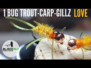 Fly Tying The "Rubber Leg Stonefly" Trout Carp & Bluegill Destroy this Buggy Jig Fly!