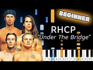 Learn “Under The Bridge” on Piano | RHCP | Beginner-Friendly Tutorial