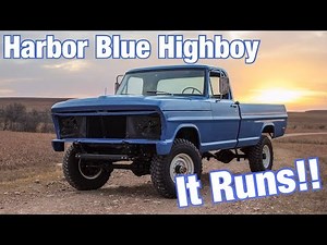 Harbor Blue Highboy Runs Again! Lots of Progress