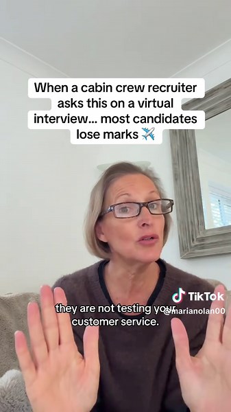This is one of the most common virtual interview questions. And it’s also one of the most common mistakes. Your answer needs to show more than just passion. It needs to show suitability. I break this down step by step inside my Cabin Crew Success Kit ✈️ #cabincrew #flightattendant #interviewquestions #assessmentday #flightattendantinterview