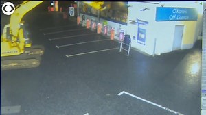 476K views · 1.5K reactions | CAUGHT ON CAMERA: Dramatic video shows a person using a digger to rip an ATM machine from a gas station wall in Ireland on Sunday. The ATM was then lifted into a car. Investigators say it appears the digging machine was stolen from a site near the gas station. | KION News Channel 46 | Facebook