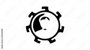 Human Resources Hr Department glyph icon animation. Candidate Skills And Salary Money Talking, Cv Researching And Interview, Employee Search And Headhunting Human Resources