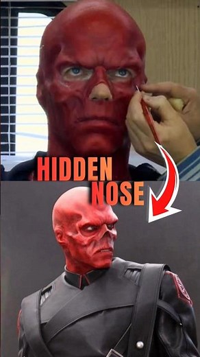 How They Made Red Skull's Face in Captain America #behindthescenes #vfx