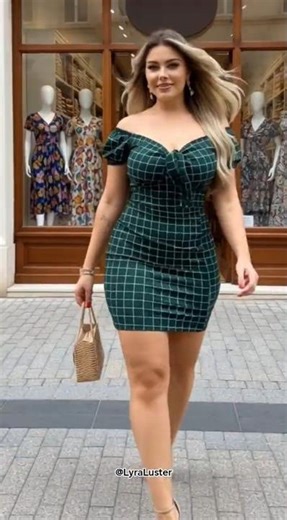 Classic Checkered Mini Dress With Modern Energy 💚 #ootd #outfitideas #fashion