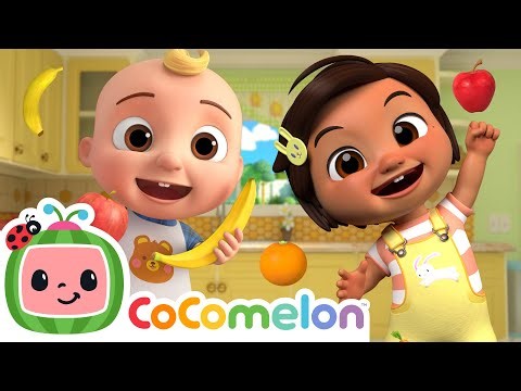 Yes Yes Yummy Colorful Fruits!🎶🍎| Nina's Familia | CoComelon Nursery Rhymes & Kids Songs