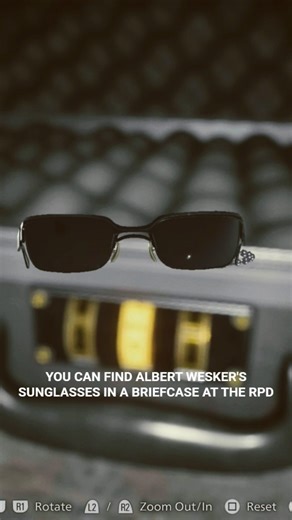 YOU CAN FIND ALBERT WESKER'S SUNGLASSES IN A BRIEFCASE AT THE RPD#residentevil #residentevilrequiem