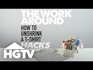 The Work Around: How to Unshrink a T-Shirt | HGTV