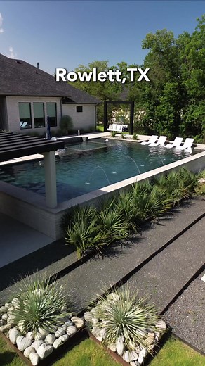 Dream pools delivered. Which feature do you love most? This could be your view every evening. Contact us and let’s make it happen.🌅✨ #PoolsByJAnthony #LuxuryPools #CustomPoolDesign #PoolGoals #TexasPools #RowlettTexas