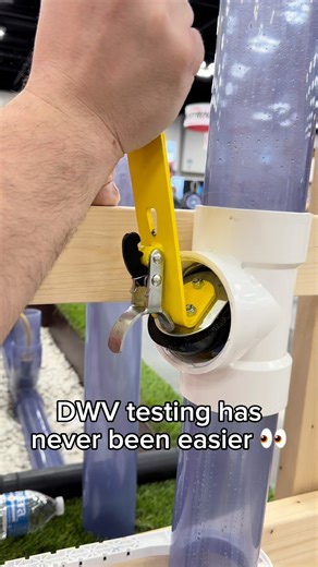 Oatey Co. on Instagram: "Quick and easy DWV stack testing 👀 Cherne Mechanical cleanout Plugs are built to handle up to 150 ft. head/65 PSI pressure—eliminating backsplash with tool free operation 🙌 More info in our bio."