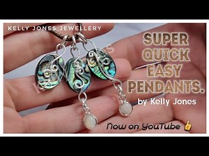3 Super Quick and Easy Pendant Tutorials for Beginners!