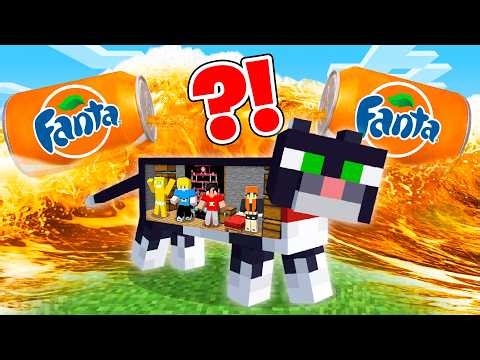 We BUILT a SECRET BASE Inside the MOBS in Minecraft!