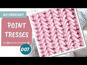How to make a crochet braid stitch step by step tutorial @mamiecrochet
