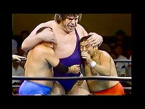 馬場、アンドレ、木村 vs 渕、永源、大熊