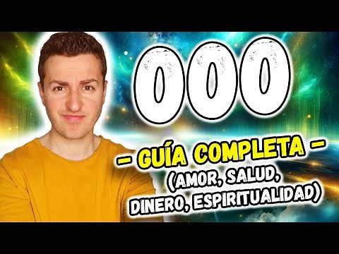 ✨ The meaning of the number 000 in love, money, health, and spirituality | The definitive guide