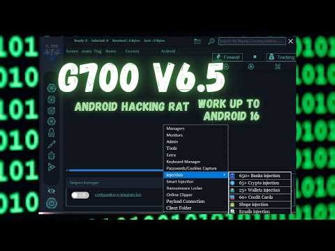 G-700 v6.4 / v6.5 Pro: 1000+ Banking Overlay Injections + Crypto Wallets Android Spyware &Theft Tool