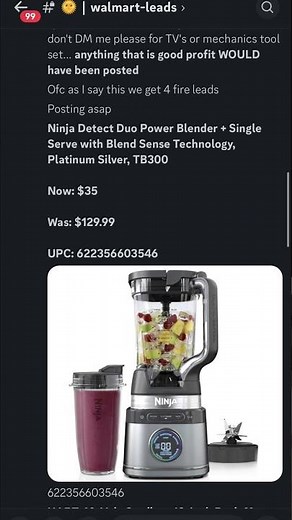 Finding NINJA blender at WALMART for only $30 👀🔥 #lifeisbutadream #couponing #savemoney