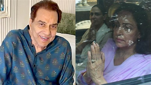 Emotional Esha Deol & Hema Malini Fold Their Hands At Paps After Dharmendra's Last Rites In Mumbai—VIDEO