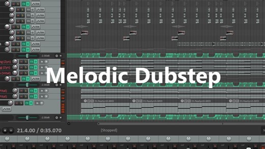 【REAPER/Melodic Dubstep】 一段 melodic dubstep drop