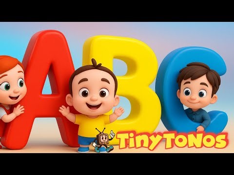 A for apple B for Ball | nursery rhymes | अ से अनार | abcd | Abc phonics song for kids ‪@TinyTonos‬