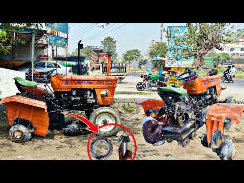 How To Repair Compelete Fiat Tractor Differential Gear|| Full Restoration Can See It.#tractor
