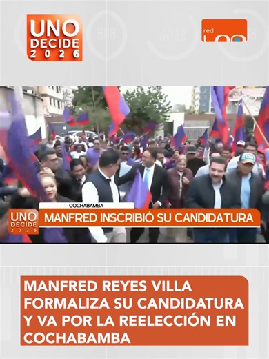 Candidatura de Manfred Reyes Villa a la Alcaldía de Cochabamba
