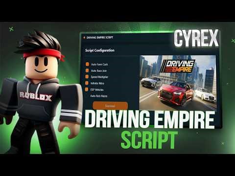 DRIVING EMPIRE SCRIPT! AUTO FARM MONEY, FAST SPEED, ESP & MORE | ios/android/pc
