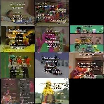 Barney and Sesame Street Credits Remix with Elmo's World