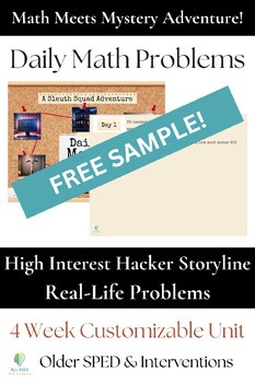 FREE Hacker Mystery Sample: Interactive Story Slides