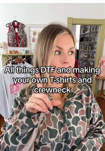 I've gotten a ton of questions about making your own T-shirts and crewnecks in house, so I put together this video to answer as many as I can. If you have more questions, just drop them in the comments, and I'll do my best to help out! #tshirtbusiness #boutique #boutiqueowner #dtftransfers