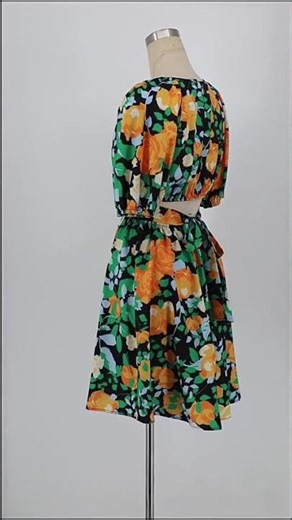 Bloom into Summer! 🌸🌼 Y2K Floral Mini Dress Alert!