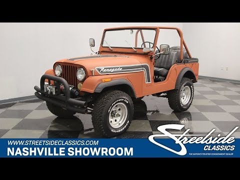 1974 Jeep CJ5 Renegade for sale | 1402 NSH