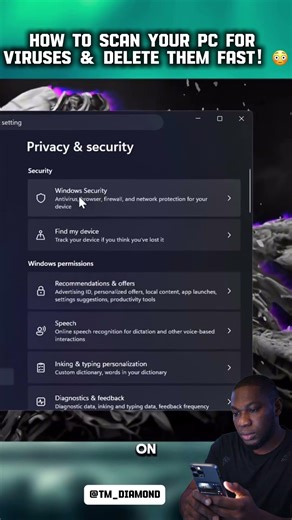 How to Scan Your PC for Viruses & Delete Them FAST! 😳 #Shorts