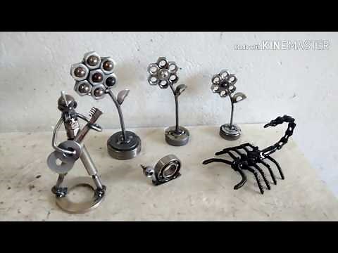Escultura de Metal Reciclado