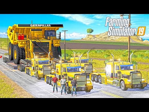 HEAVY HAULING 690 TON DUMP TRUCK WITH 4 SEMI TRUCKS (Dual Tandem) | FS19