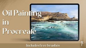 Pintura digital al óleo en Procreate: cómo pintar paisajes