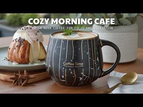 Cozy Morning Cafe Terrace | Bossa Nova Coffee for Focus and Relaxation in Sunny Gardens