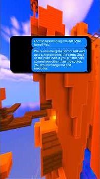 Engineers skip this distributed load assumption at their peril #structuralanalysis #shorts