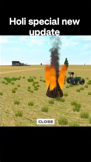 Holi special new update in Indian desi life simulator 3d #tractorgame #trendingshorts #trendingvideo