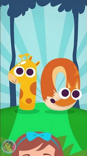 🎨 Learn Numbers 1 to 10 | Fun Counting Song for Kids | Little Buddy Kids