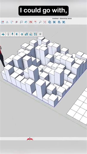 18K views · 128 reactions | Make a city with the press of a button! | SketchUp | Facebook