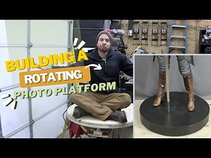 I Build a Full Size Rotating Photography Platform for Cosplay, Props and More!