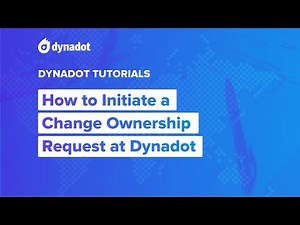 How to Initiate a Change Ownership Request at Dynadot