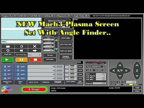 NEW Mach3 Plasma Screen Set With Angle Finder..