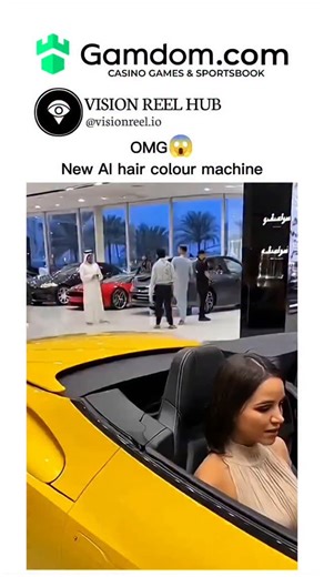 VISION REEL HUB on Instagram: "The post features a short video of a new AI-powered hair colouring machine applying dye with smooth, automated precision, causing the colour to spread evenly from root to tip without mess or delay, surprising viewers with its futuristic efficiency. Beauty technology explains the effect through sensor-guided pigment flow and real-time strand mapping, leading to uniform coverage similar to studies on automated cosmetic systems where AI optimizes consistency better th